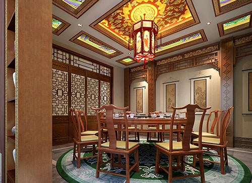 吉林中式古典风格家居装修设计效果图
