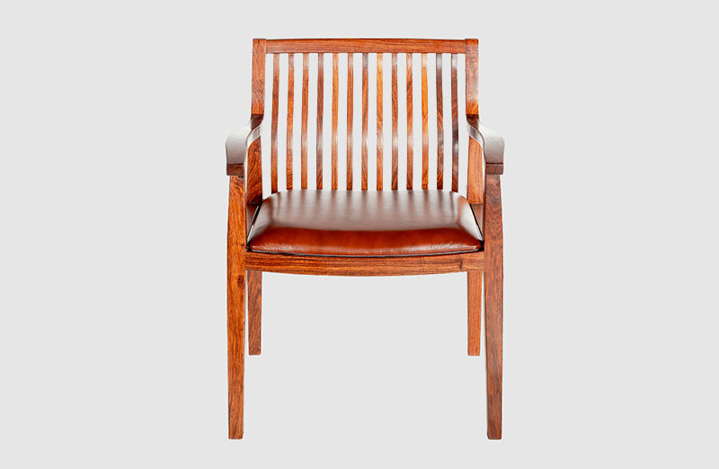 吉林中式实木大方椅家具效果图